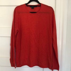Shanghai Tang Wool Sweater, Red, in Perfect Condition, Large